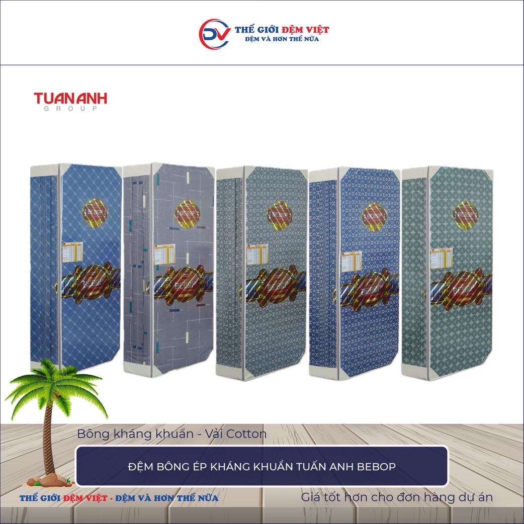 Đệm bông ép tuấn anh Bebop